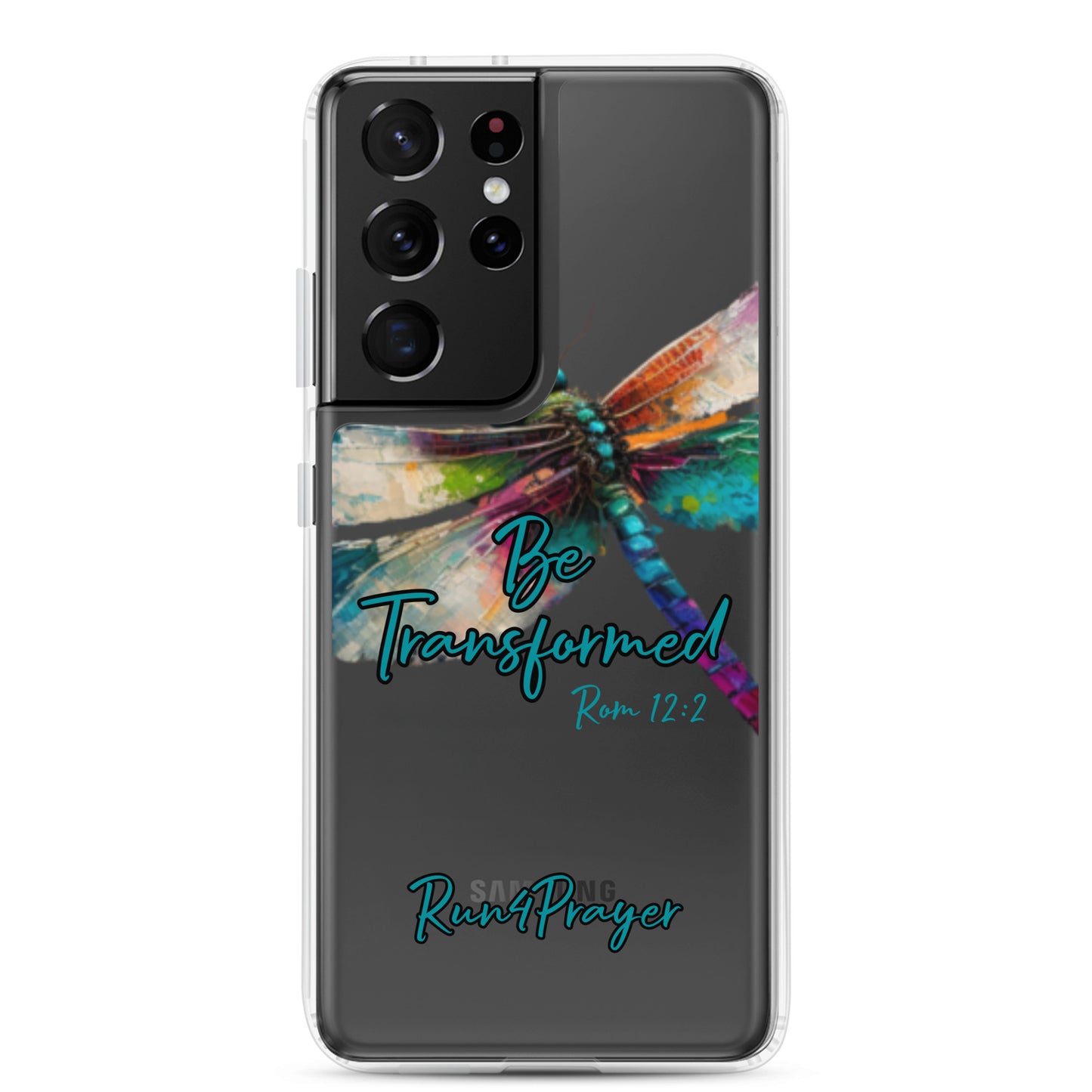 Be Transformed Rom 12:2 R4P Clear Case for Samsung®