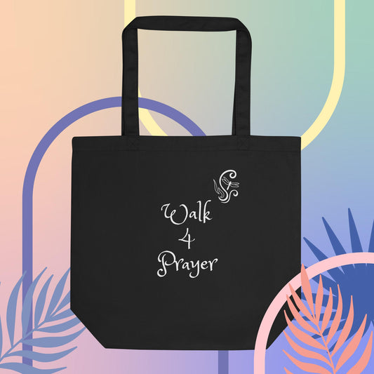 Walk 4 Prayer Scroll Dragonfly Eco Tote Bag