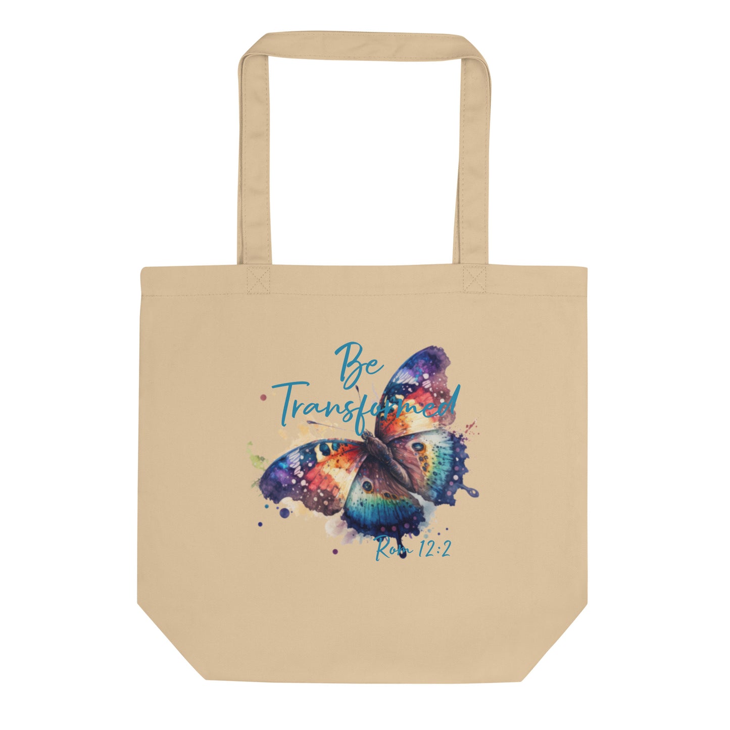 Be Transformed WC Butterfly Rom 12:2 Eco Tote Bag