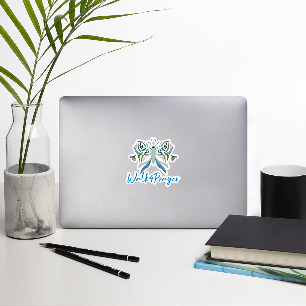 Walk4Prayer Butterfly Bubble-free stickers