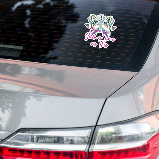 Born For Such a Time as This Butterfly Bubble-free stickers