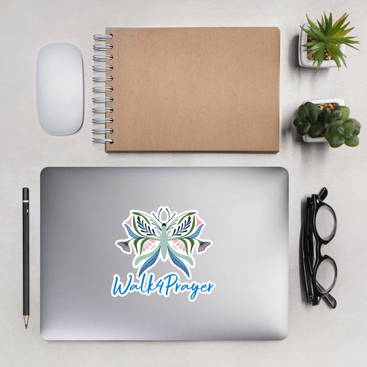 Walk4Prayer Butterfly Bubble-free stickers