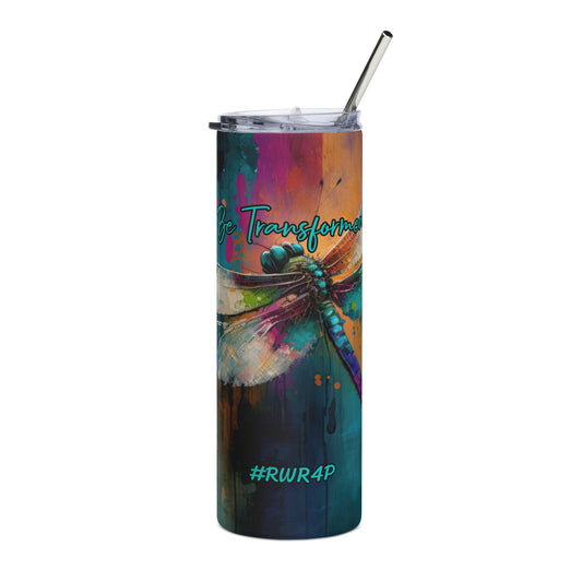 Be Transformed WC Dragonfly #RWR4P Stainless Steel Tumbler 20oz