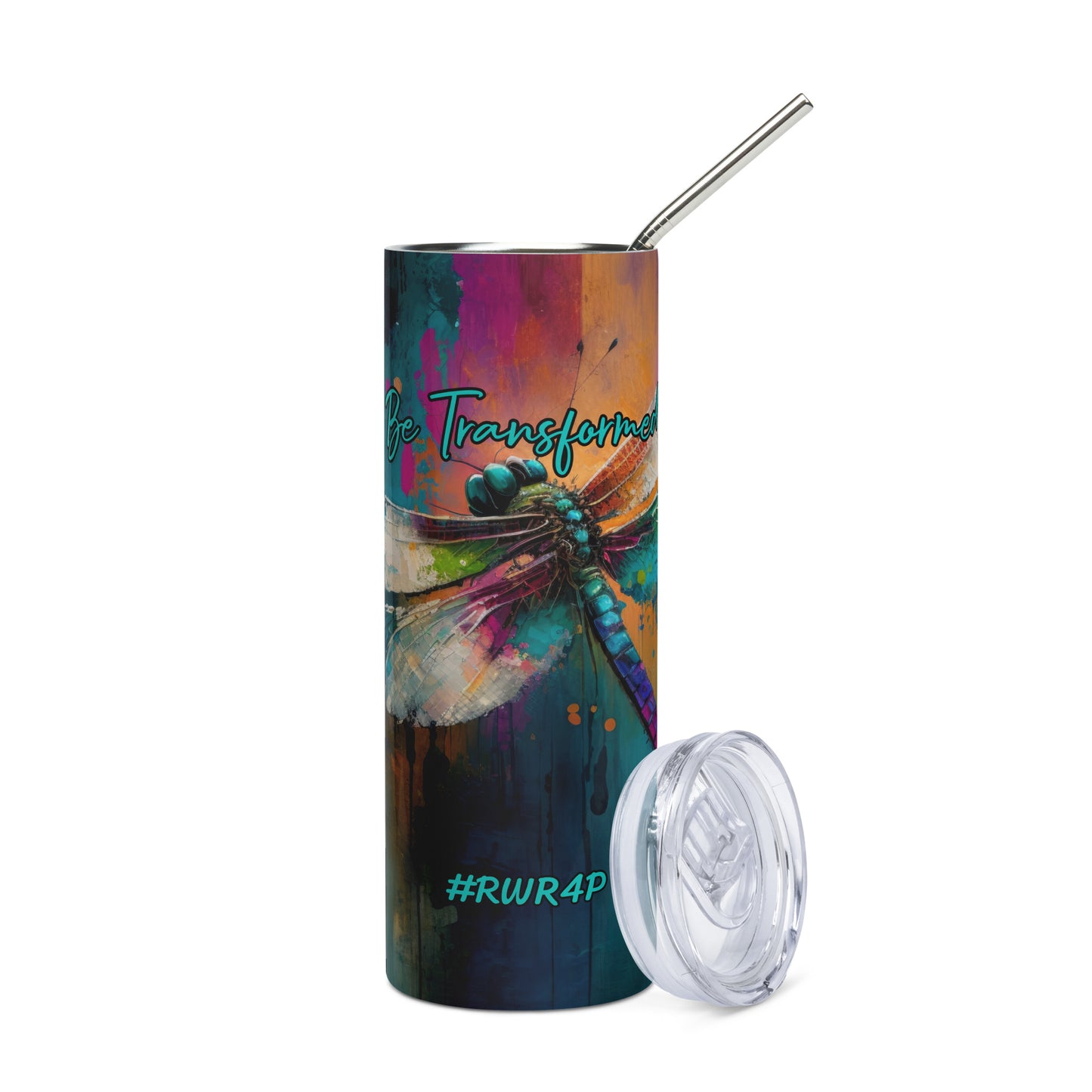 Be Transformed WC Dragonfly #RWR4P Stainless Steel Tumbler 20oz