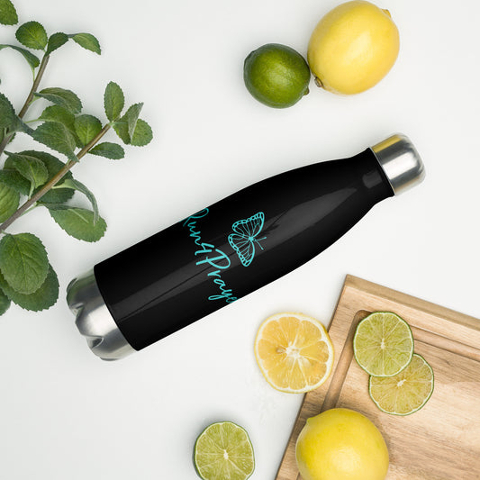 Run4Prayer Butterfly Stainless steel water bottle