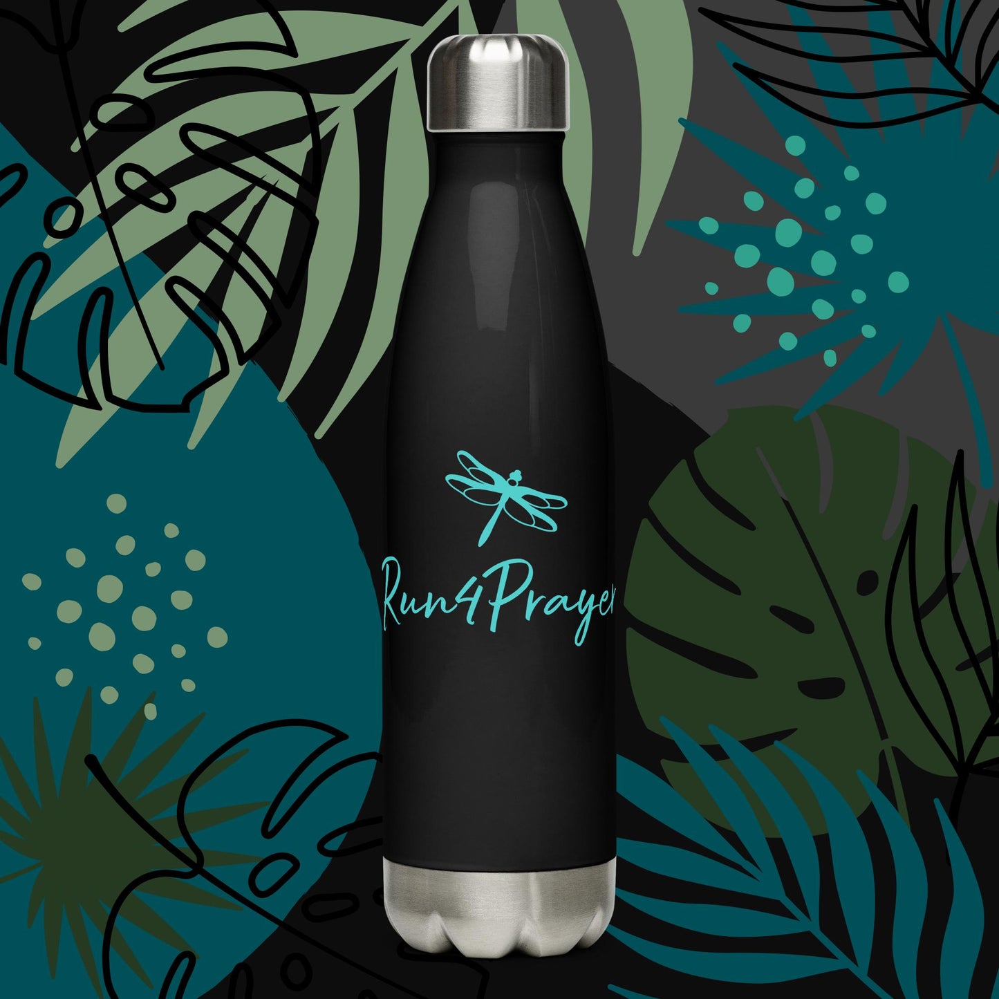 Run4Prayer Dragonfly Stainless steel water bottle