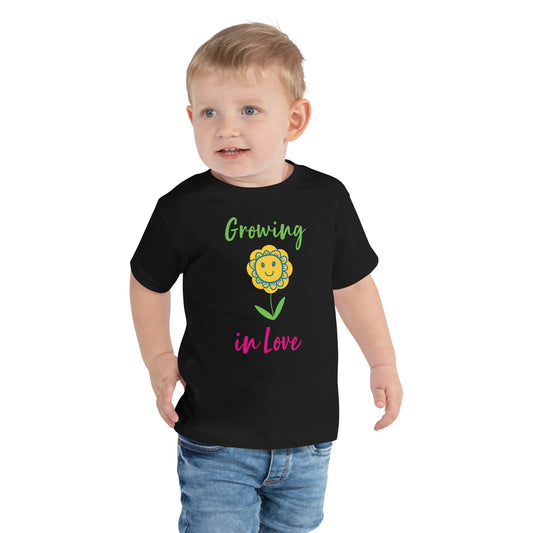Growing in Love Toddler Short Sleeve Tee (2T-5T)
