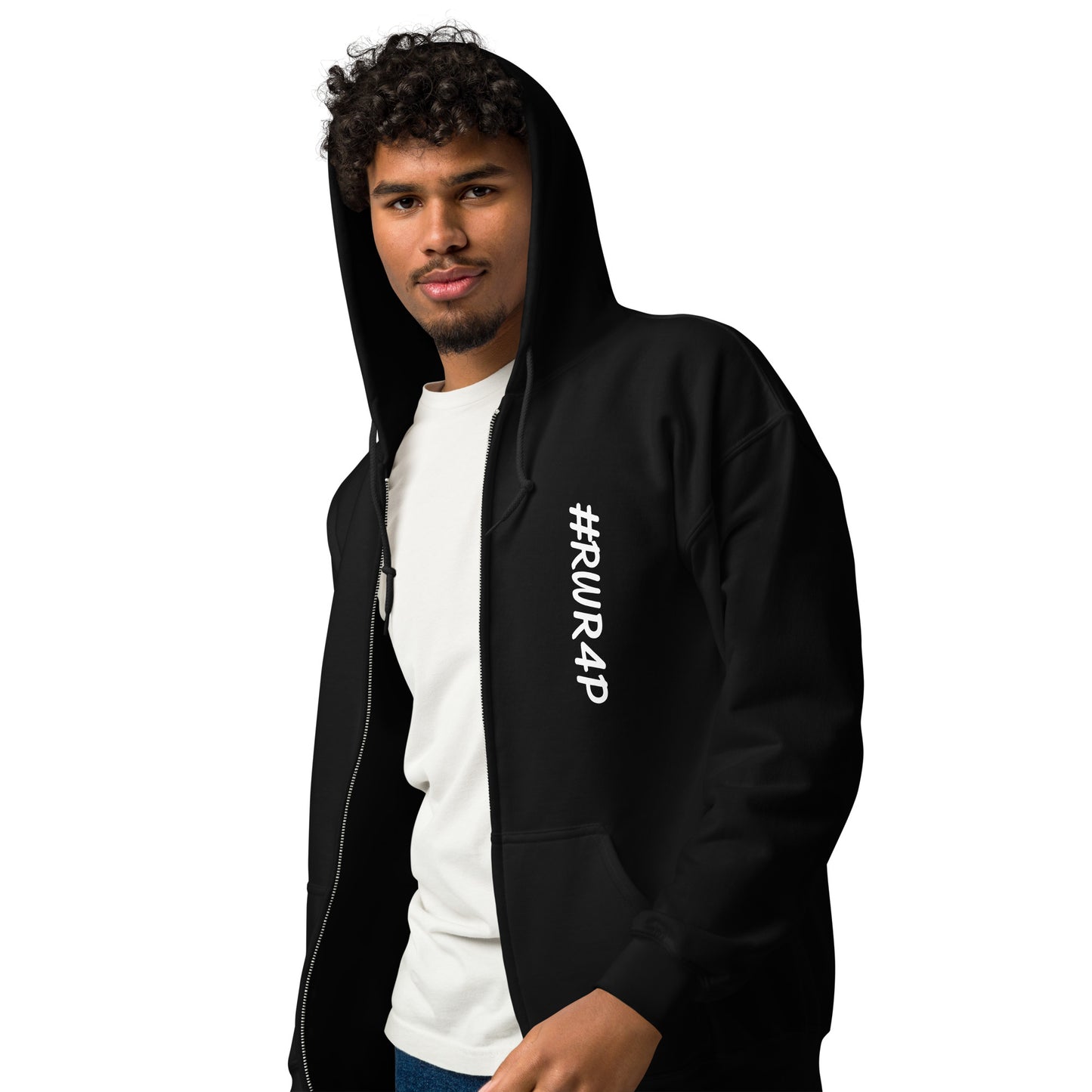 #RWR4P (RunWalkRide4Prayer) Unisex heavy blend zip hoodie