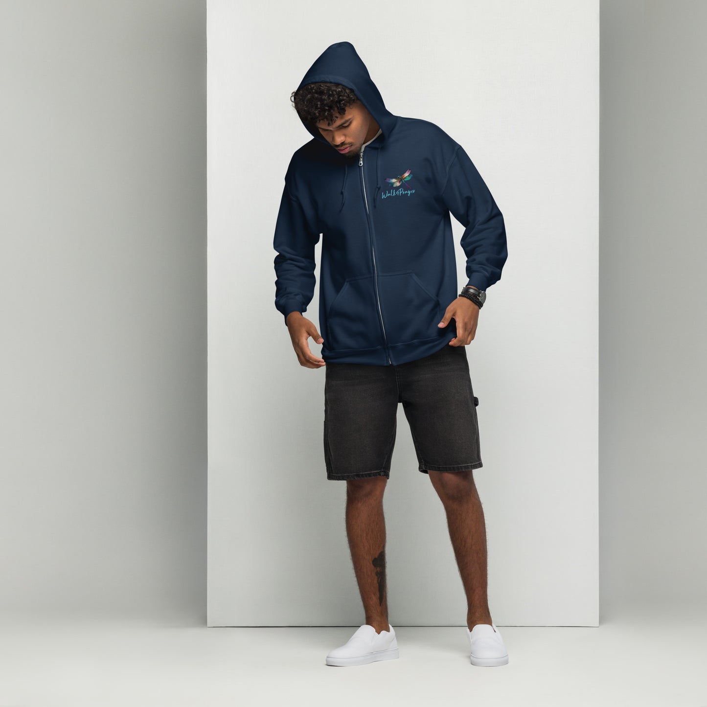 Walk4Prayer WC Dragonfly Unisex heavy blend zip hoodie