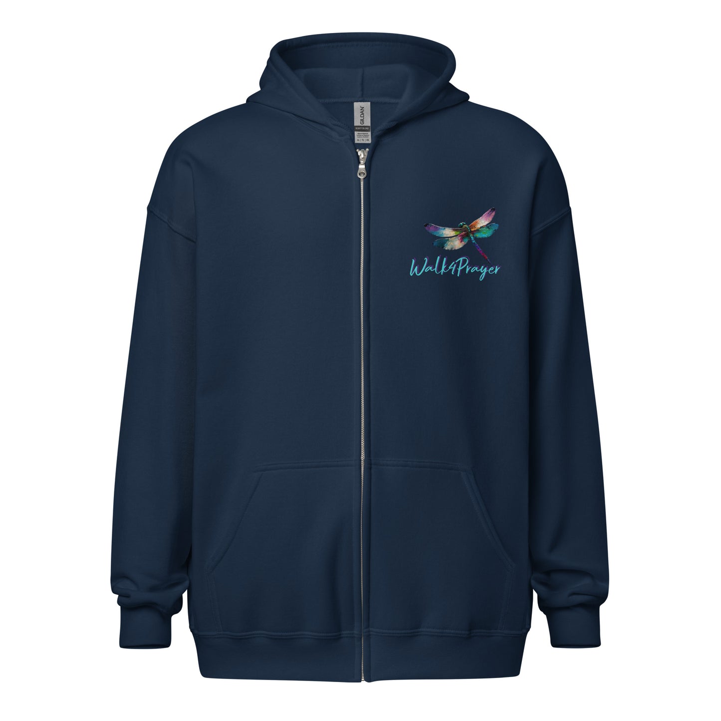 Walk4Prayer WC Dragonfly Unisex heavy blend zip hoodie