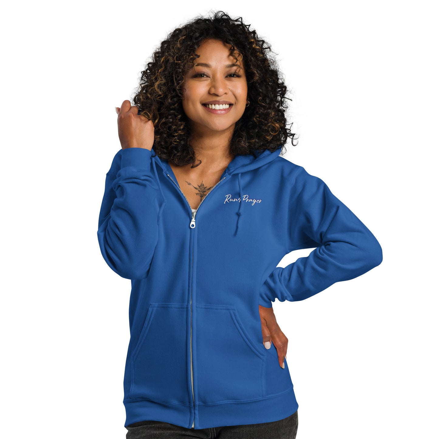Run4Prayer Unisex heavy blend zip hoodie