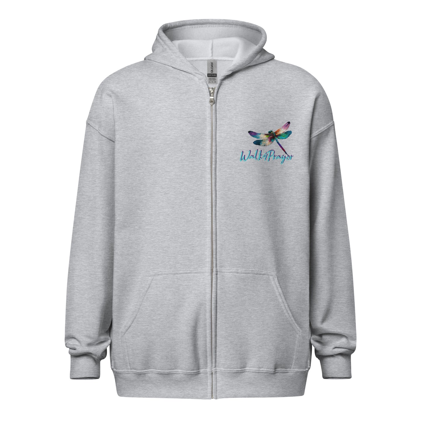 Walk4Prayer WC Dragonfly Unisex heavy blend zip hoodie