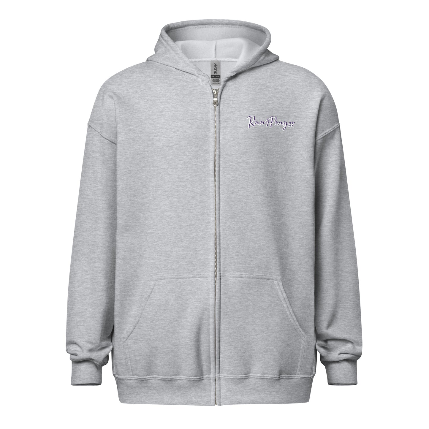 Run4Prayer Unisex heavy blend zip hoodie