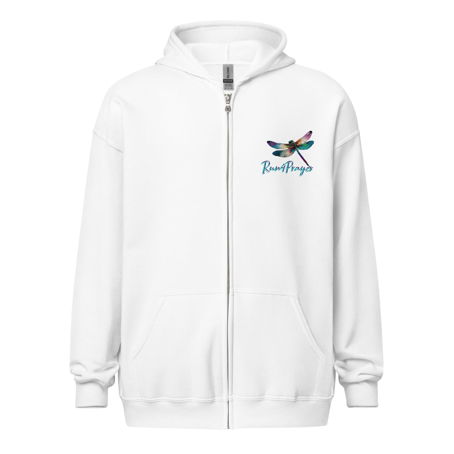 Run4Prayer Dragonfly Unisex heavy blend zip hoodie