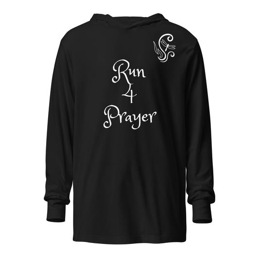 Run 4 Prayer Scroll Dragonfly Hooded long-sleeve tee
