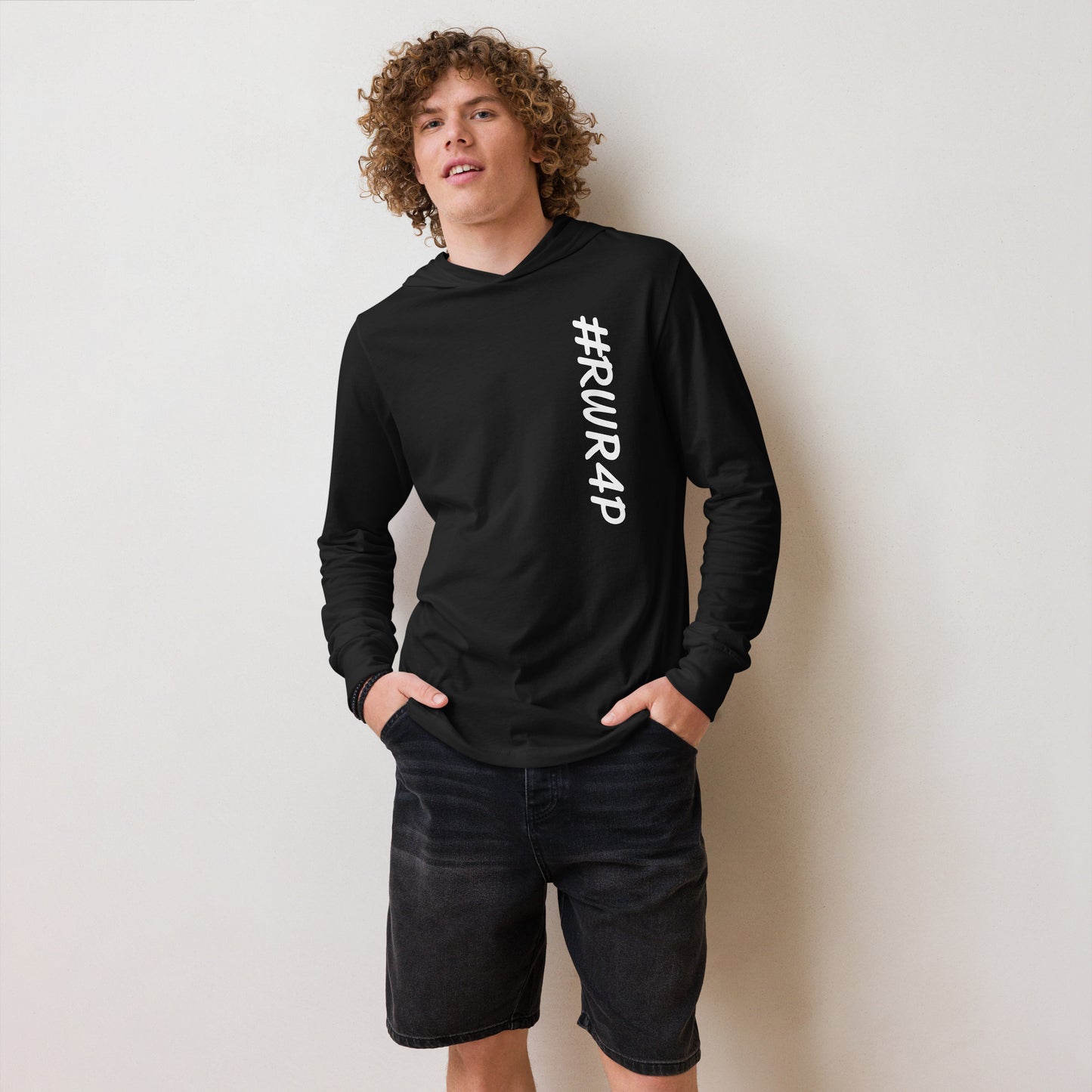 #RWR4P (RunWalkRide4Prayer) Hooded long-sleeve tee