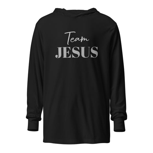Team JESUS Hooded long-sleeve tee