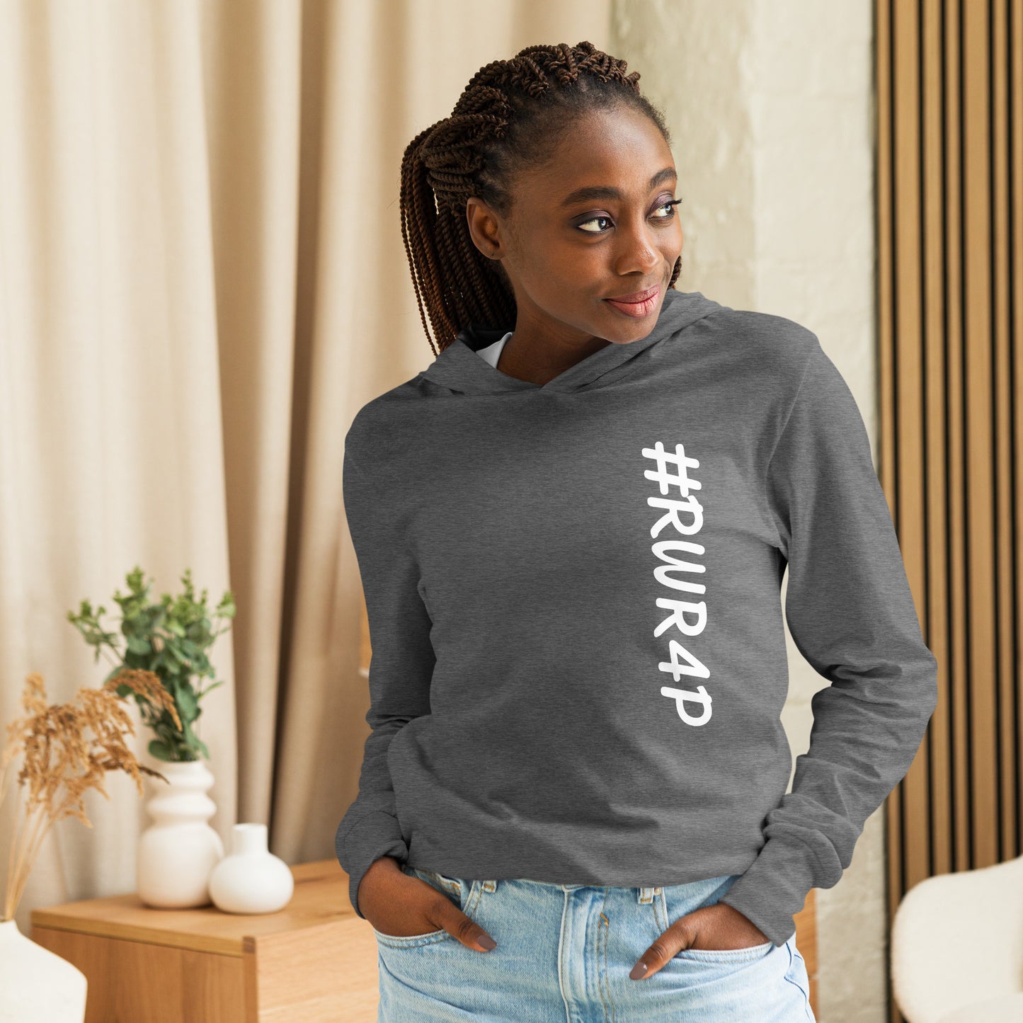 #RWR4P (RunWalkRide4Prayer) Hooded long-sleeve tee