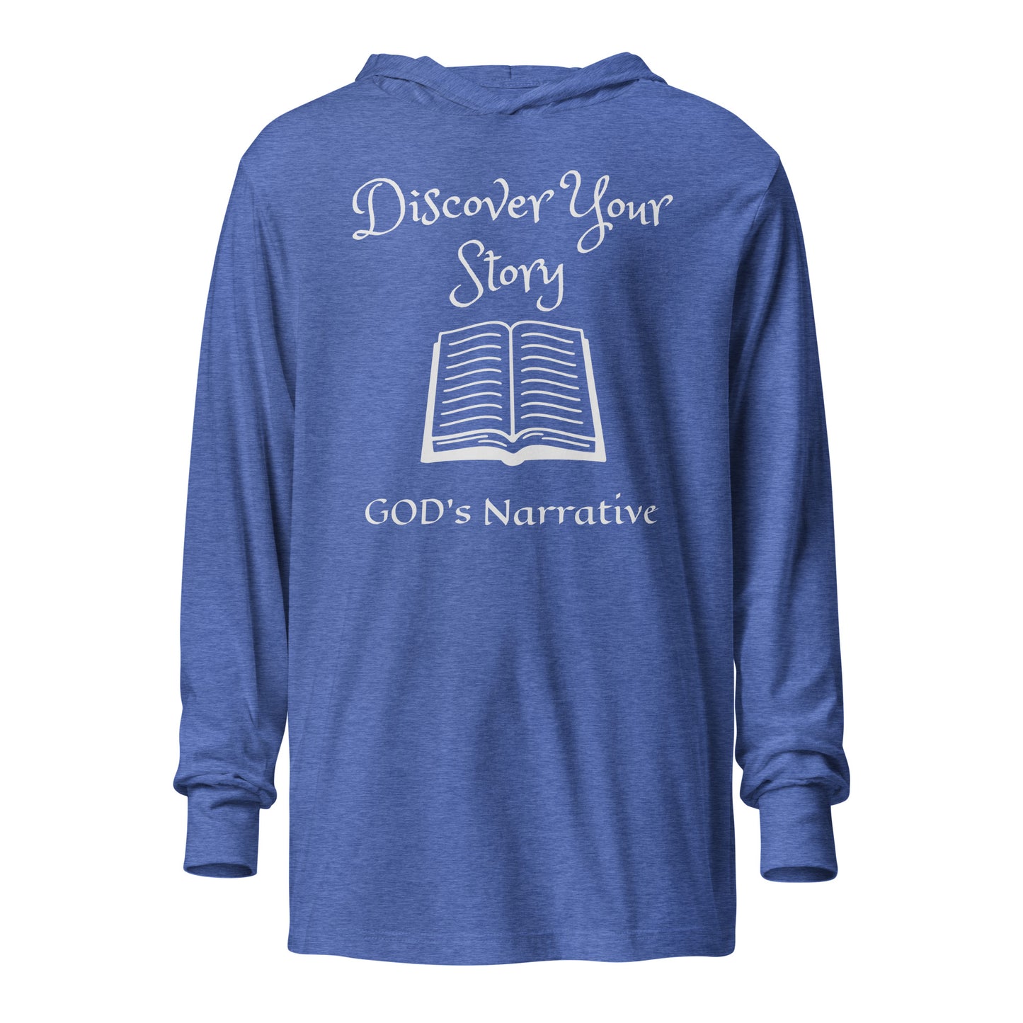 Discover Your Story Hooded long-sleeve tee