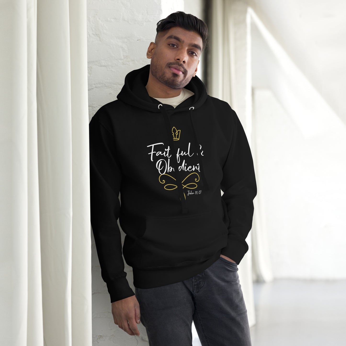 Faithful & Obedient John 10:27 Unisex Hoodie
