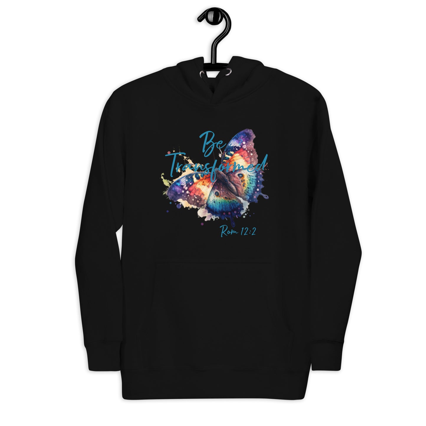 Be Transformed WC Butterfly Rom 12:2 Unisex Hoodie