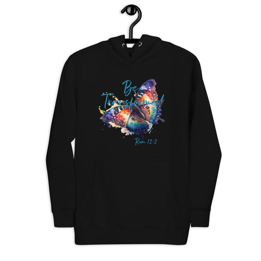Be Transformed WC Butterfly Rom 12:2 Unisex Hoodie