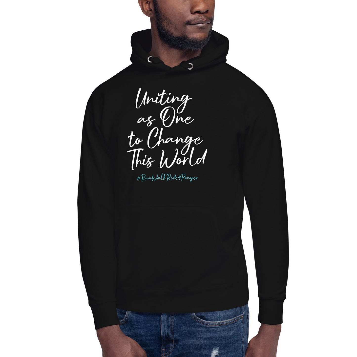 Uniting as One to Change This World #RWR4P Unisex Hoodie