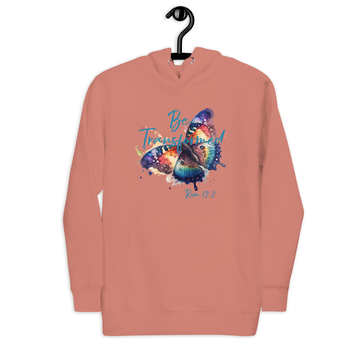 Be Transformed WC Butterfly Rom 12:2 Unisex Hoodie
