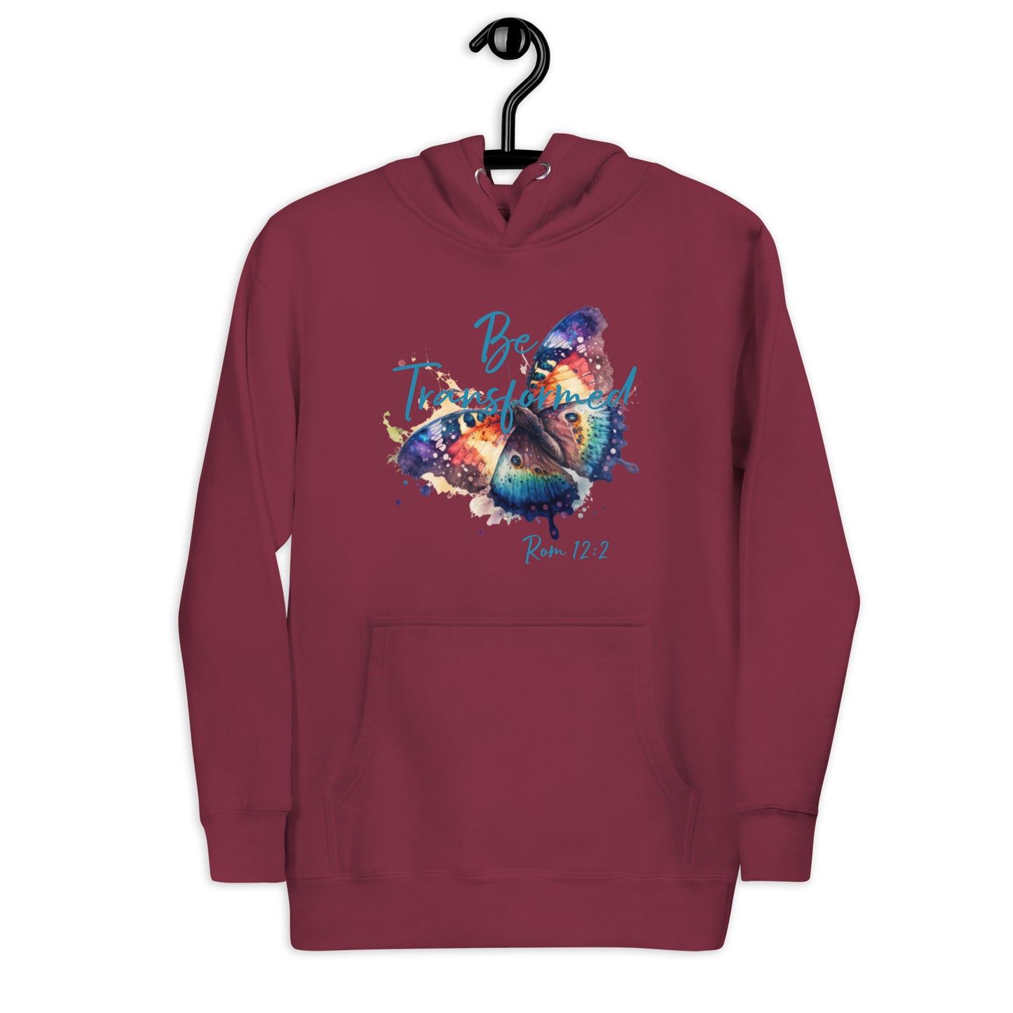 Be Transformed WC Butterfly Rom 12:2 Unisex Hoodie