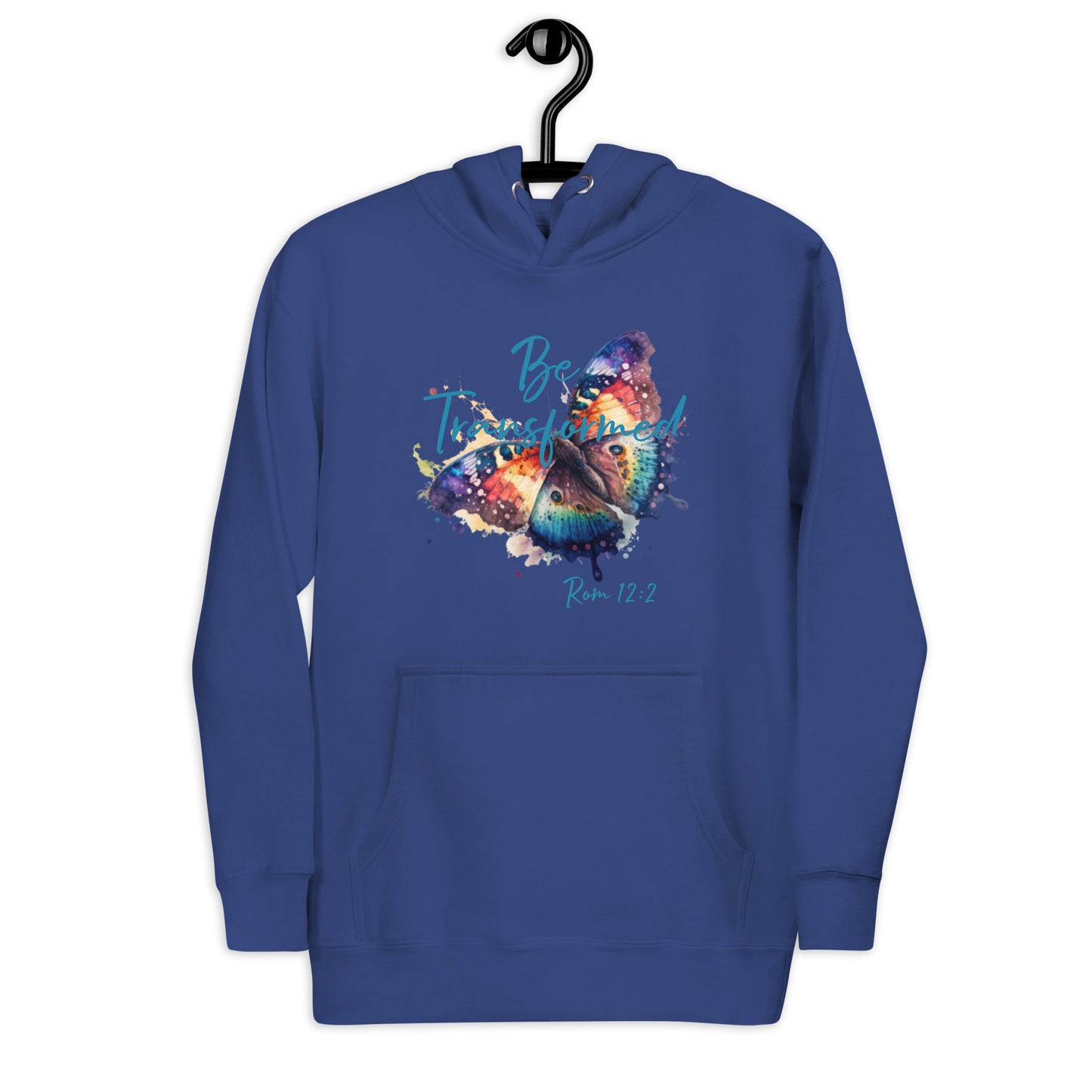 Be Transformed WC Butterfly Rom 12:2 Unisex Hoodie
