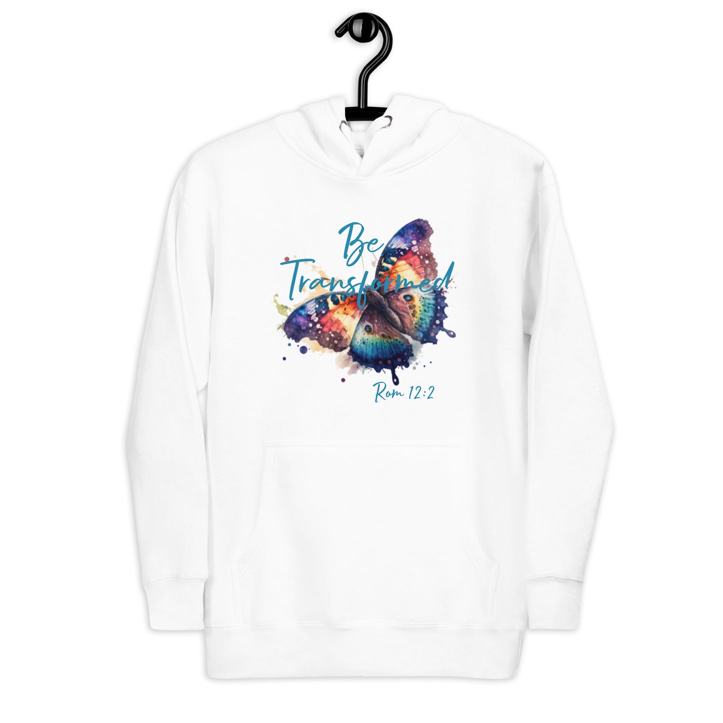Be Transformed WC Butterfly Rom 12:2 Unisex Hoodie
