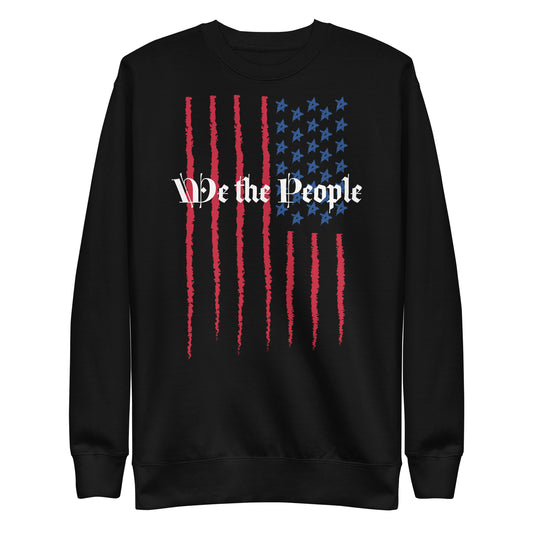 We the People USA Vert Flag Unisex Sweatshirt