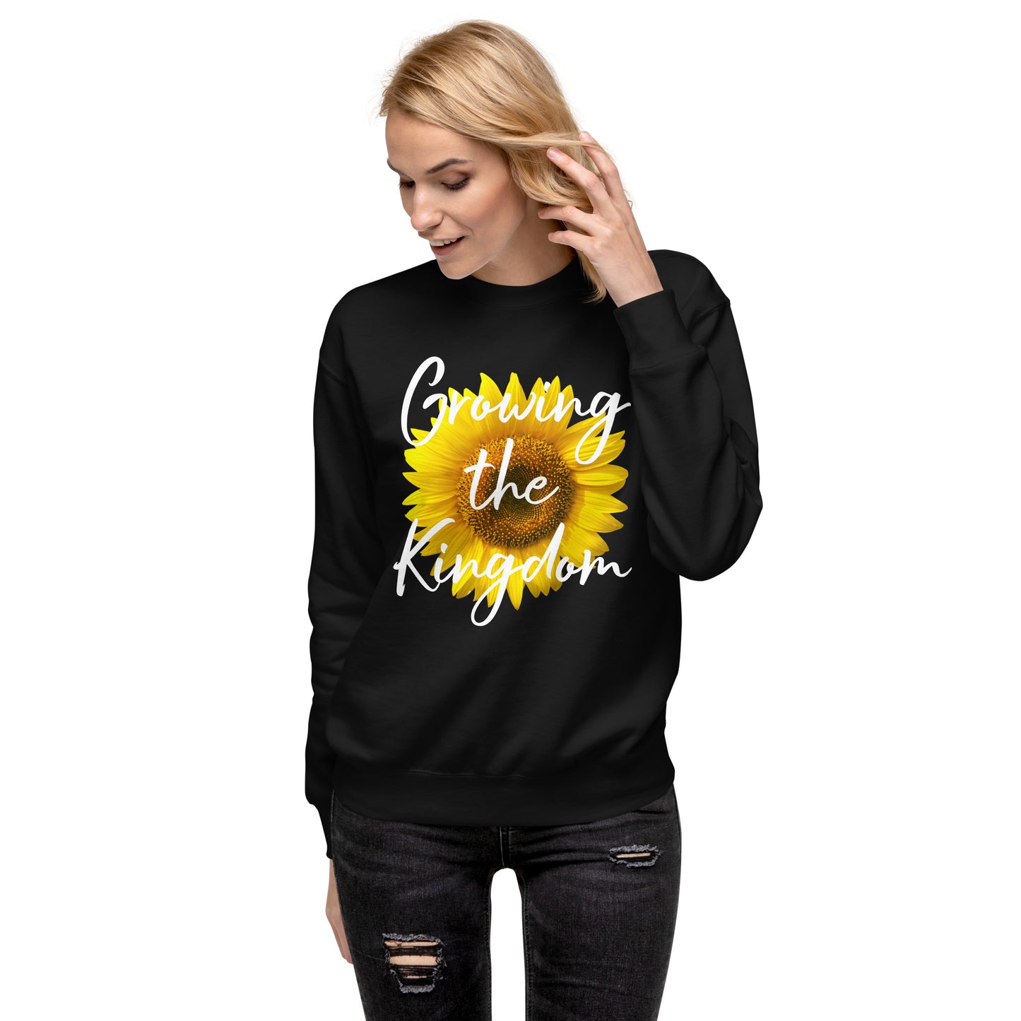 Growing the Kingdom Sunflower Unisex Sweatshirt