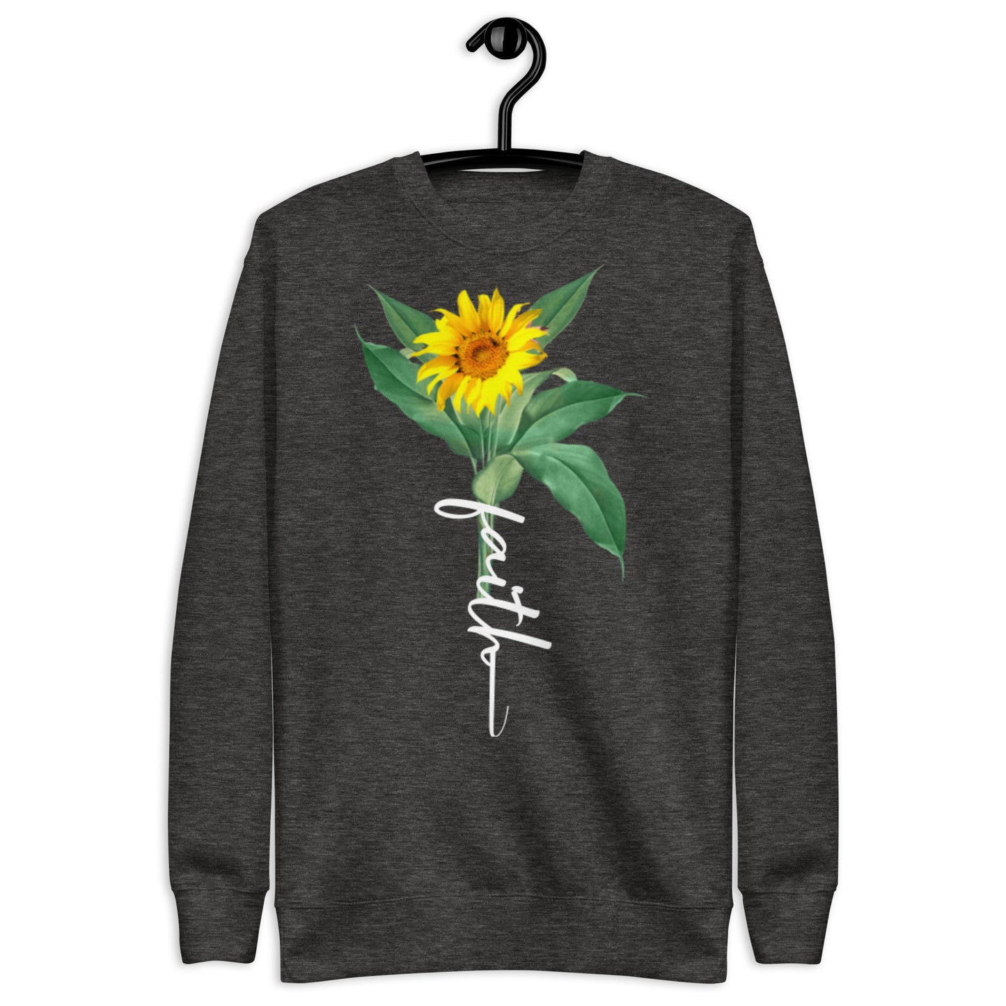 Faith Stem Sunflower Unisex Sweatshirt