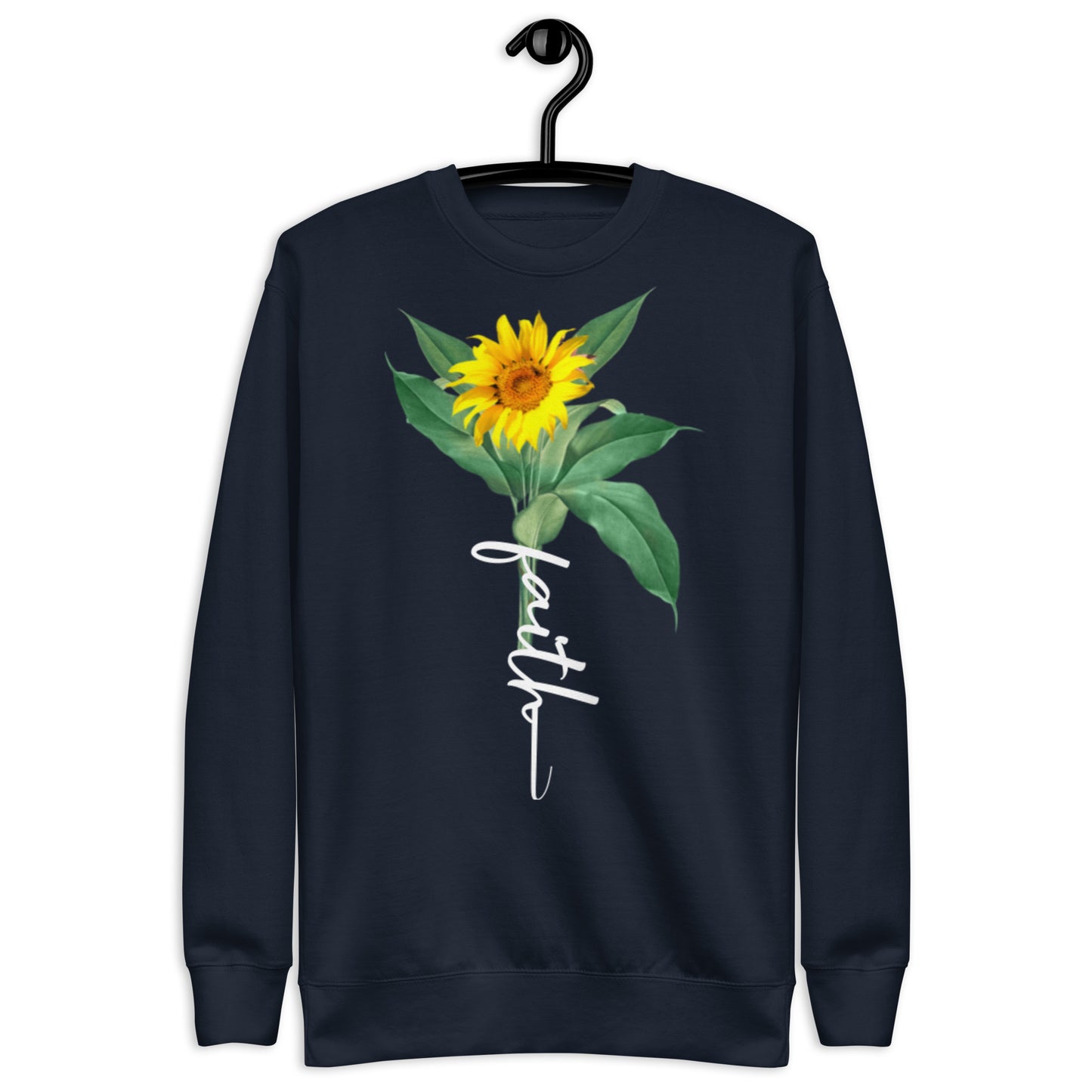 Faith Stem Sunflower Unisex Sweatshirt