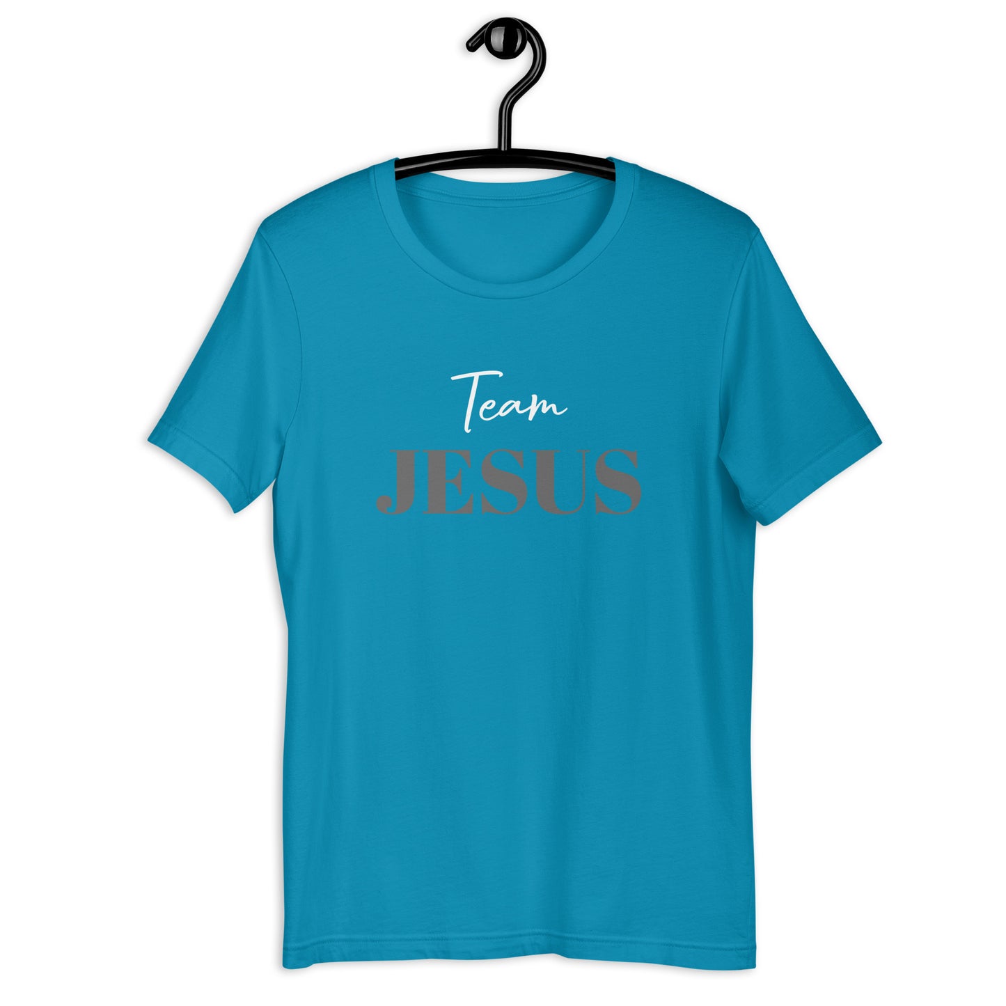 Team JESUS (White/Grey Print) Unisex t-shirt