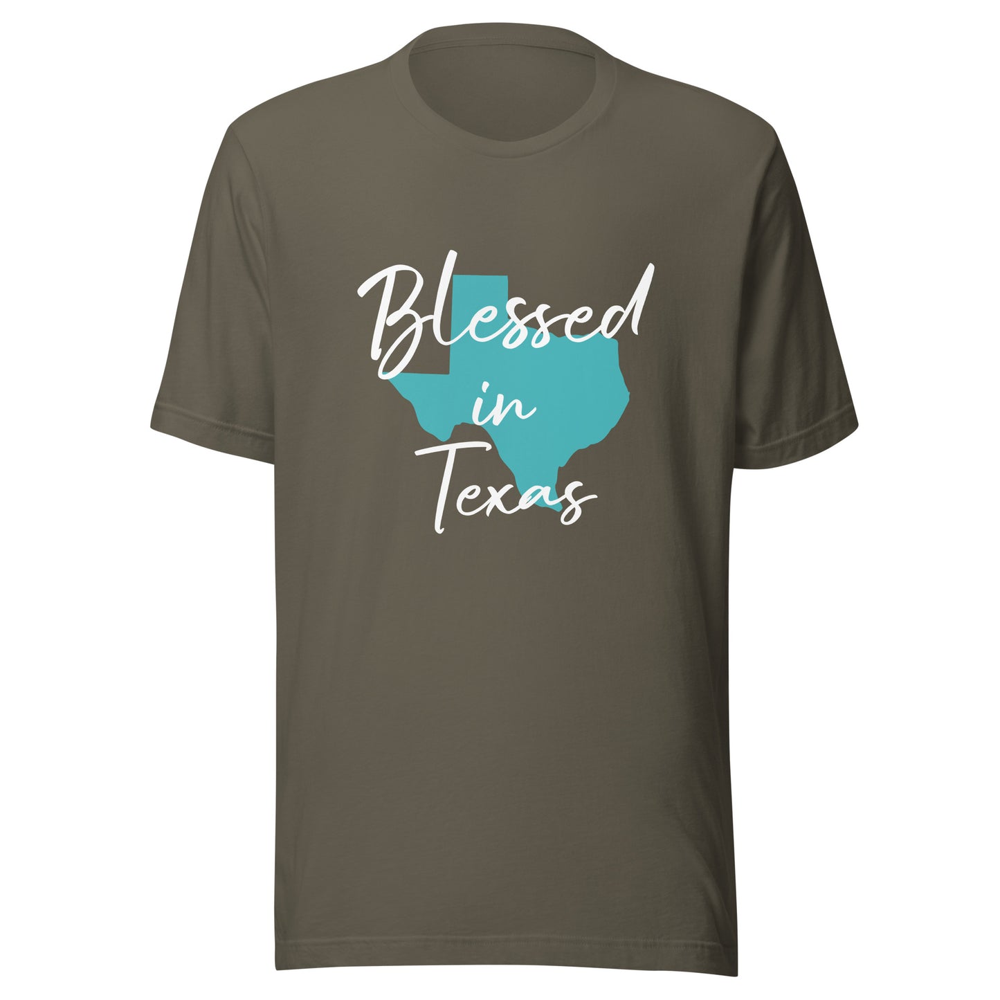 Blessed in Texas Blue Unisex t-shirt
