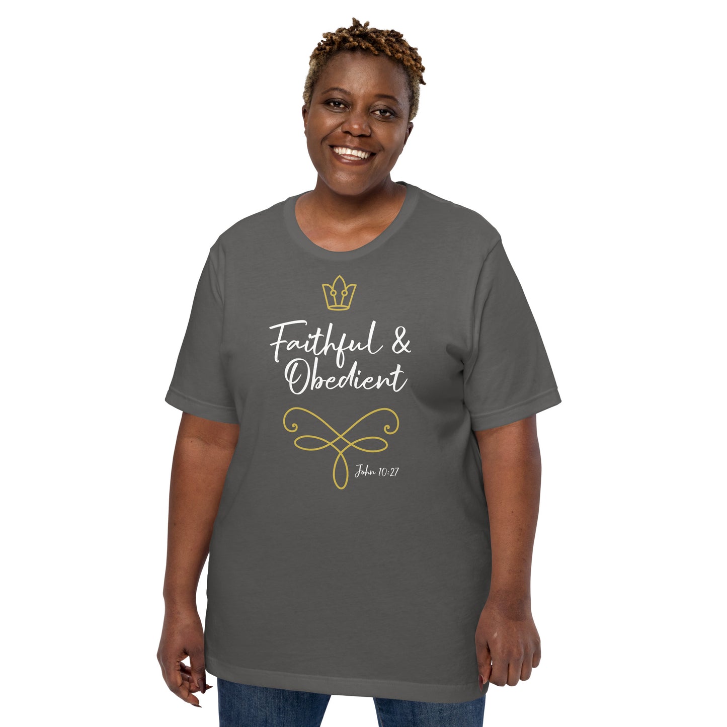 Faithful & Obedient John 10:27 Unisex t-shirt