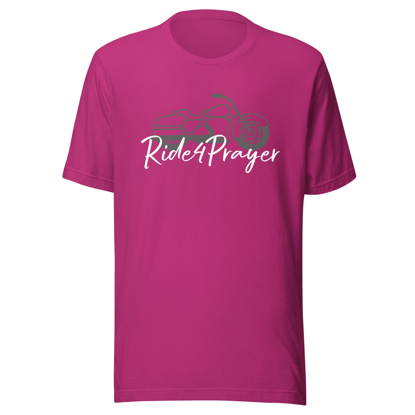 Ride4Prayer Motorcycle Unisex t-shirt
