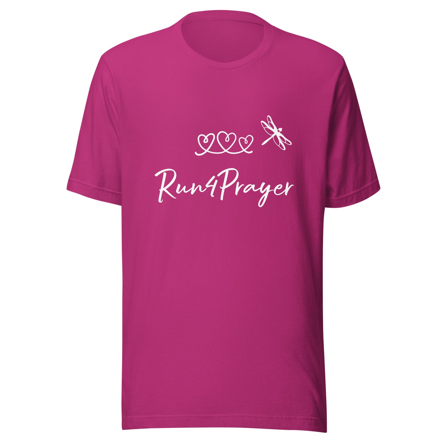 Run4Prayer Heart Path Dragonfly Unisex t-shirt