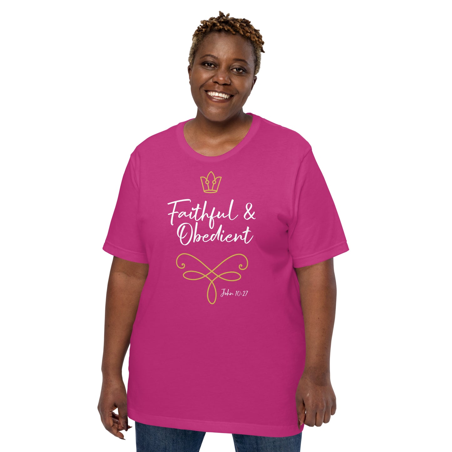 Faithful & Obedient John 10:27 Unisex t-shirt