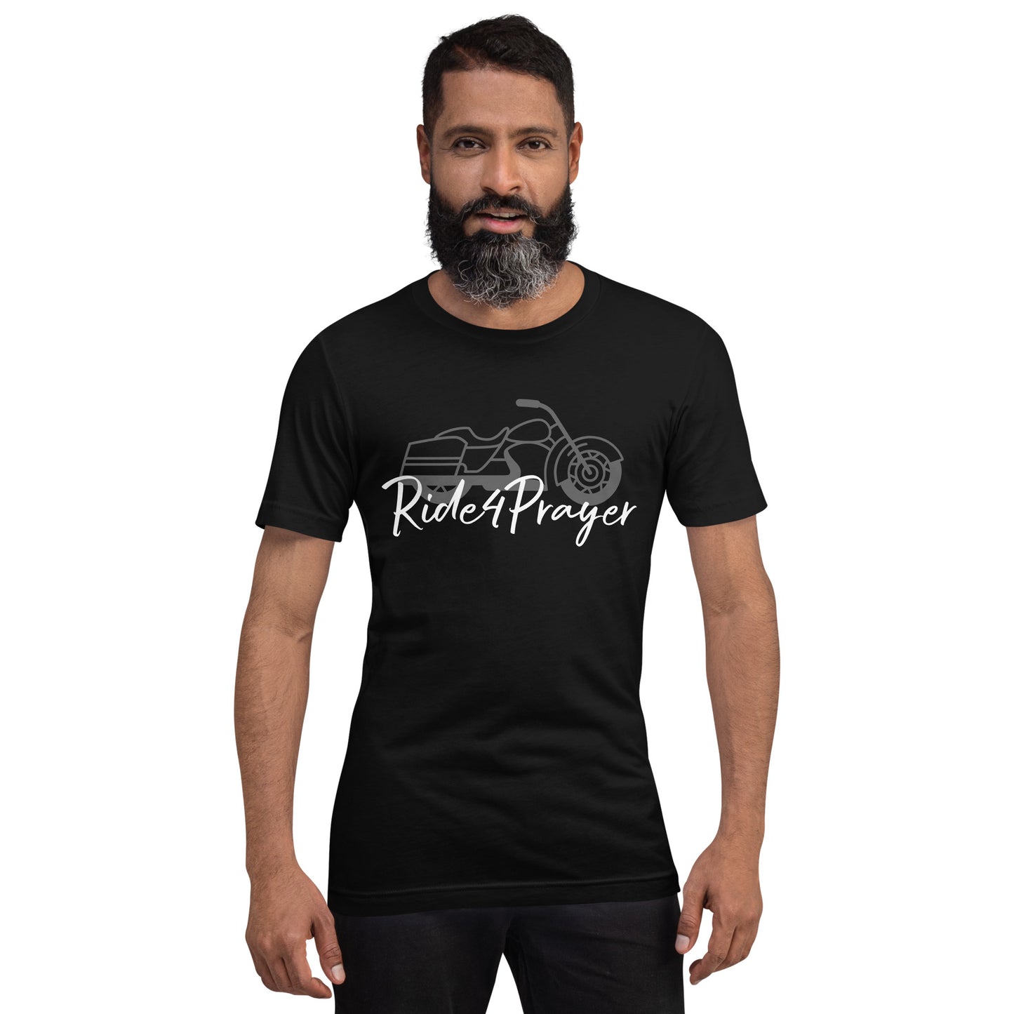 Ride4Prayer Motorcycle Unisex t-shirt