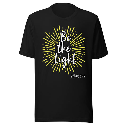 Be  the Light Matt 5:14 Unisex t-shirt