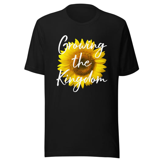 Growing the Kingdom Sunflower Unisex t-shirt