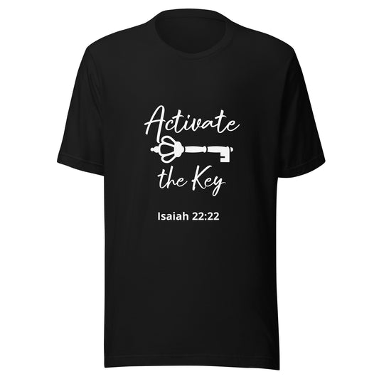 Activate the Key Isaiah 22:22 Unisex t-shirt