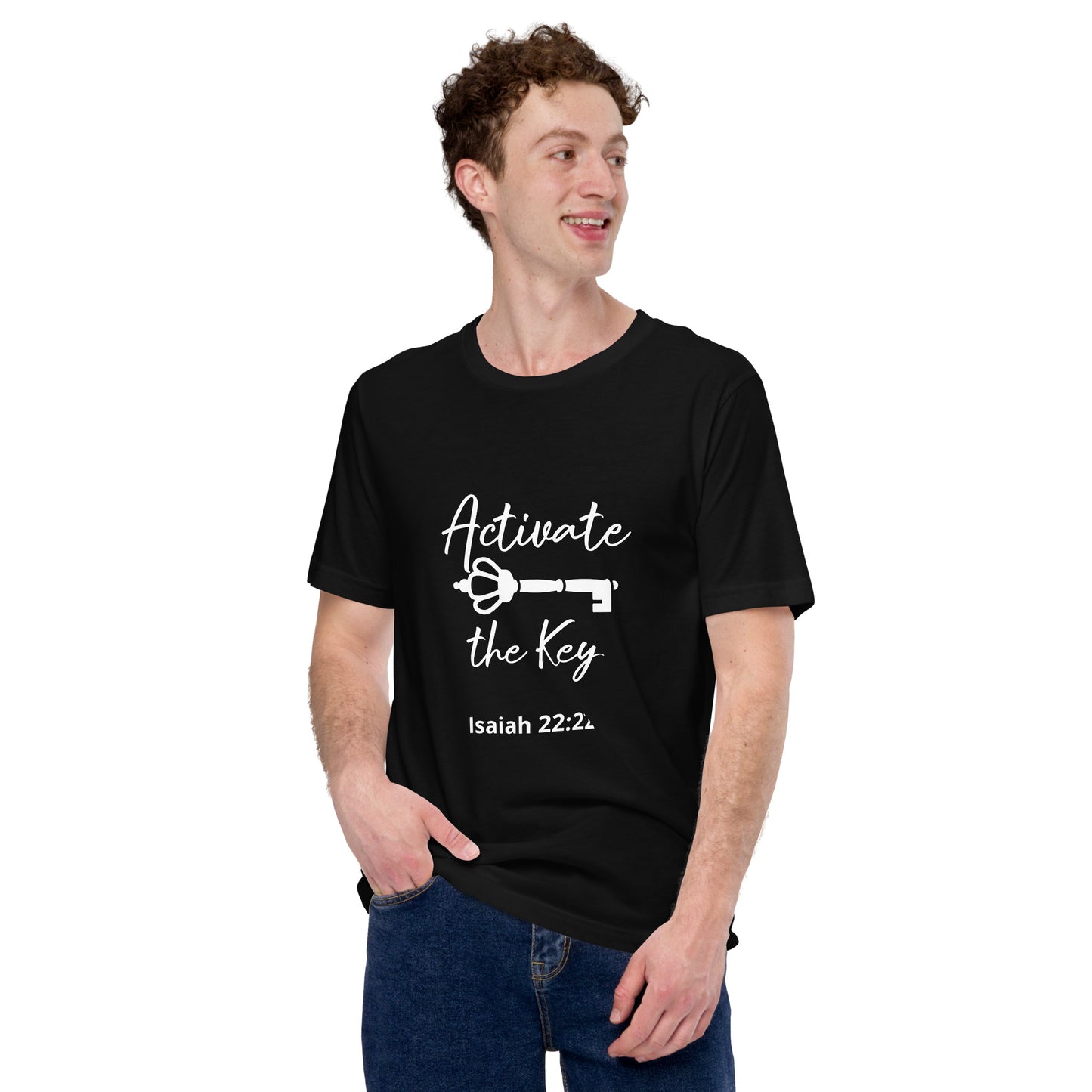 Activate the Key Isaiah 22:22 Unisex t-shirt
