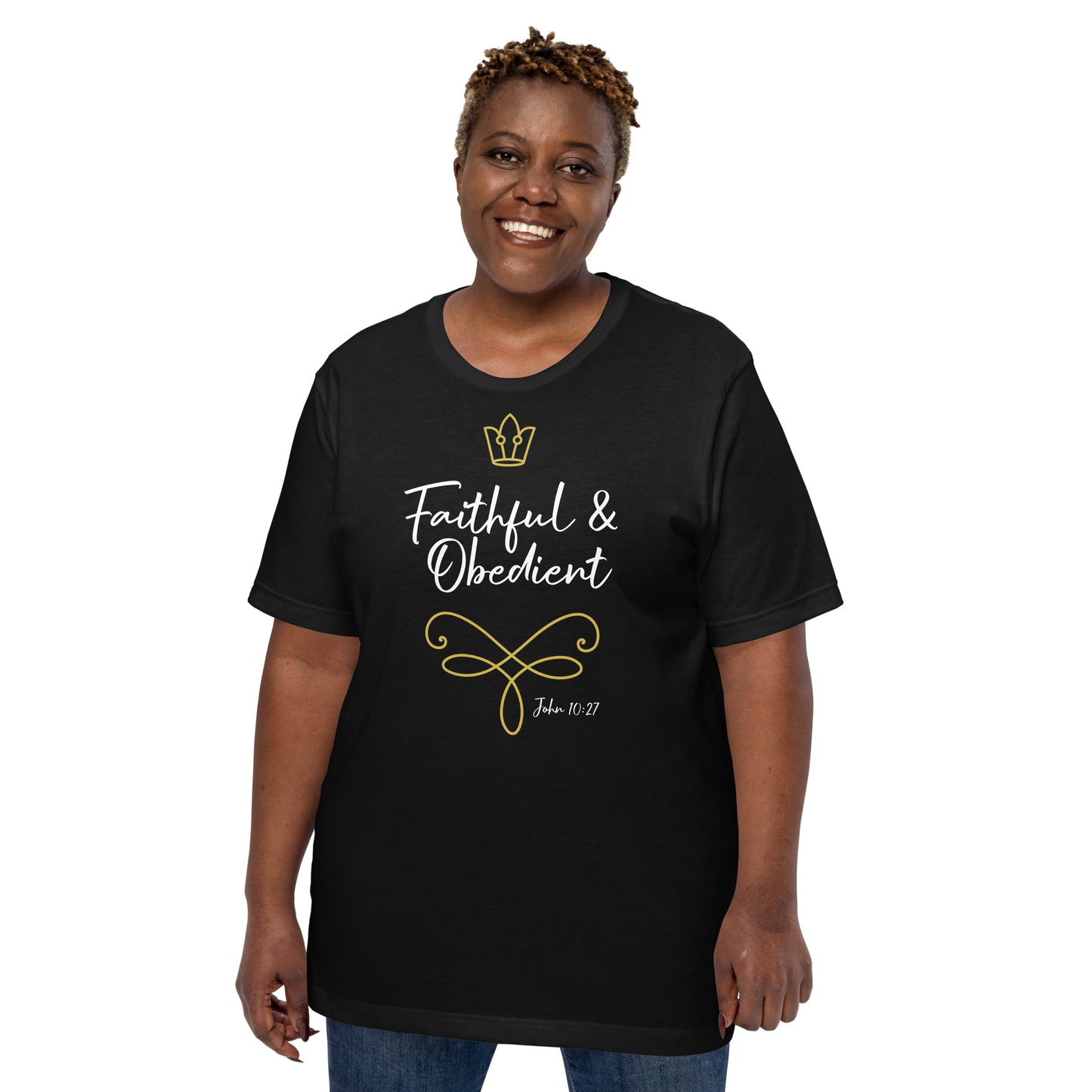 Faithful & Obedient John 10:27 Unisex t-shirt