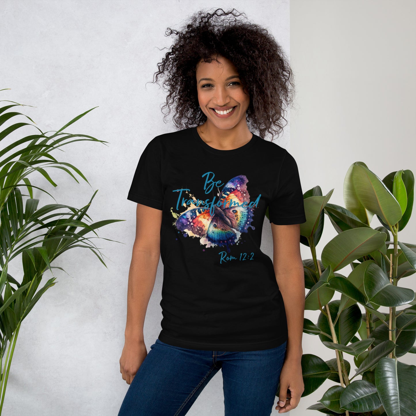 Be Transformed WC Butterfly Rom 12:2 Unisex t-shirt