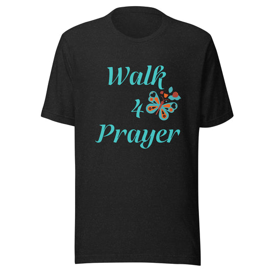 Walk 4 Prayer Butterfly Unisex t-shirt