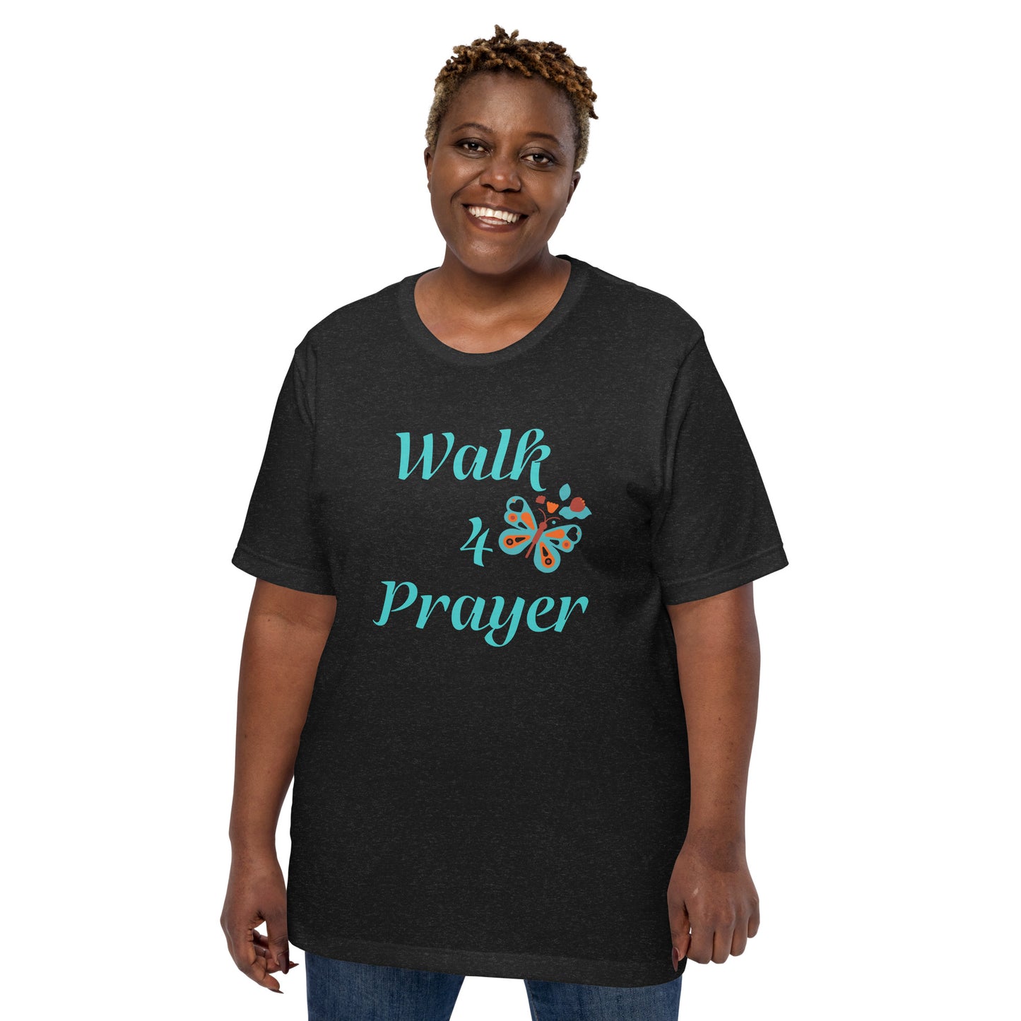 Walk 4 Prayer Butterfly Unisex t-shirt